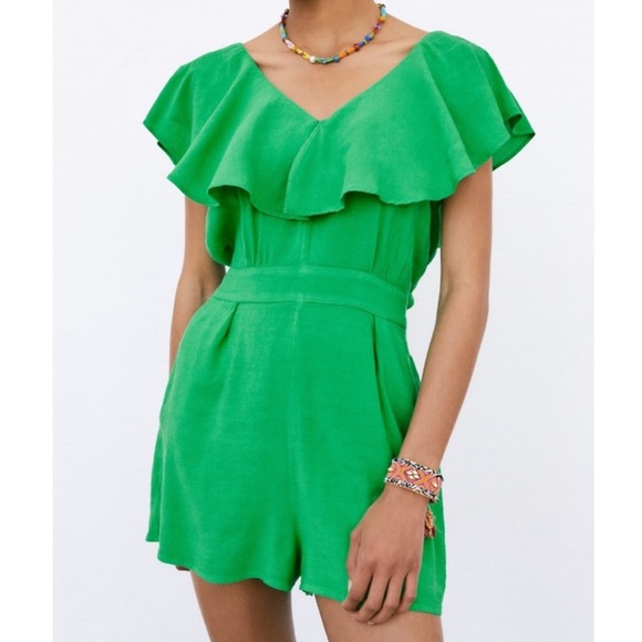 Zara Pants - New Zara ruffled romper